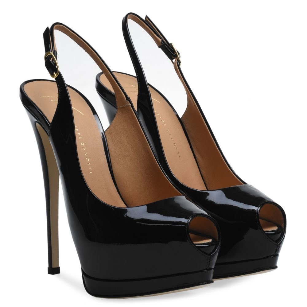 GIUSEPPE ZANOTTI Sharon slingback pumps - black
